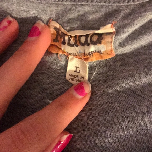 Cute grey top - Picture 3 of 4